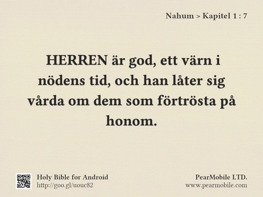Nahum, Kapitel 1:7